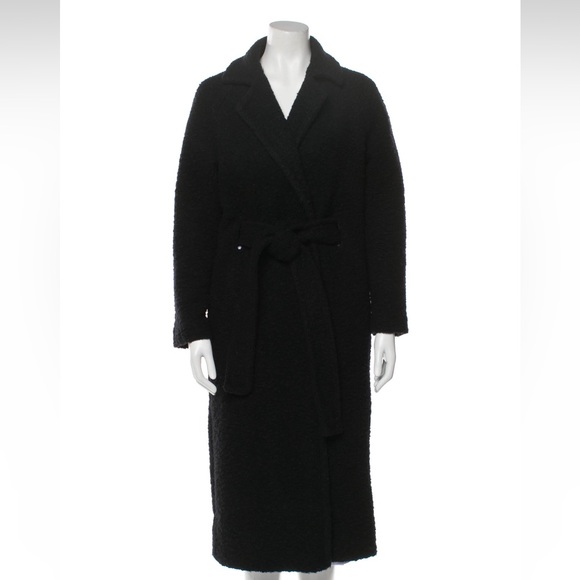 Ganni wool blend boucle coat - Picture 4 of 4